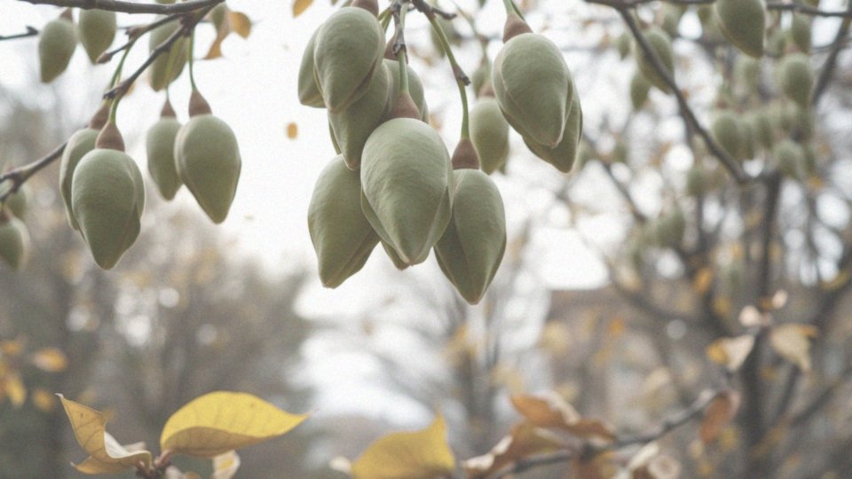 Co wytwarza magnolia po przekwitnieniu?