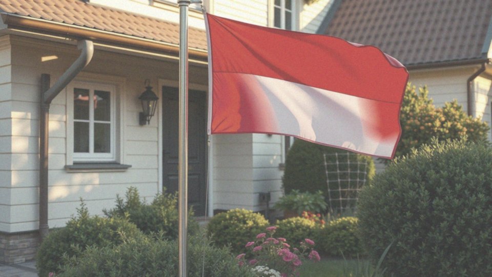 Jakie warunki należy spełnić przy wywieszeniu flagi?